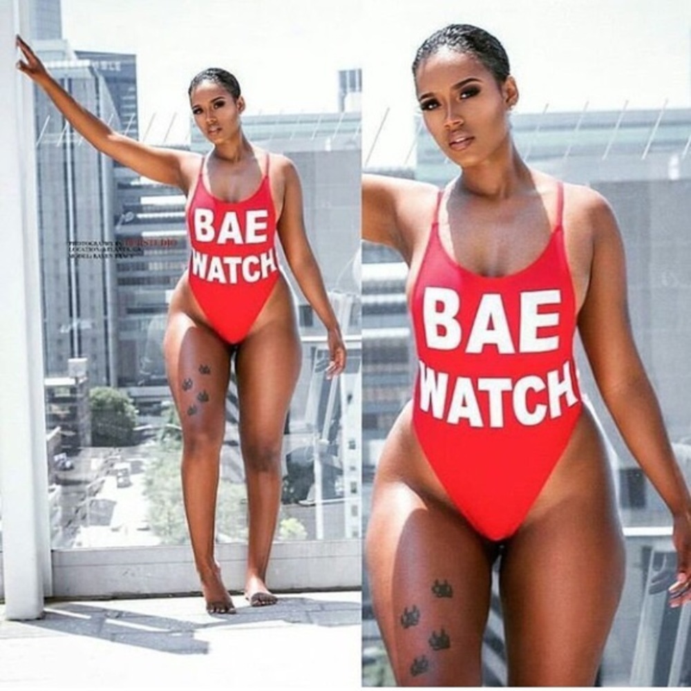 Bae Watch swimsuit